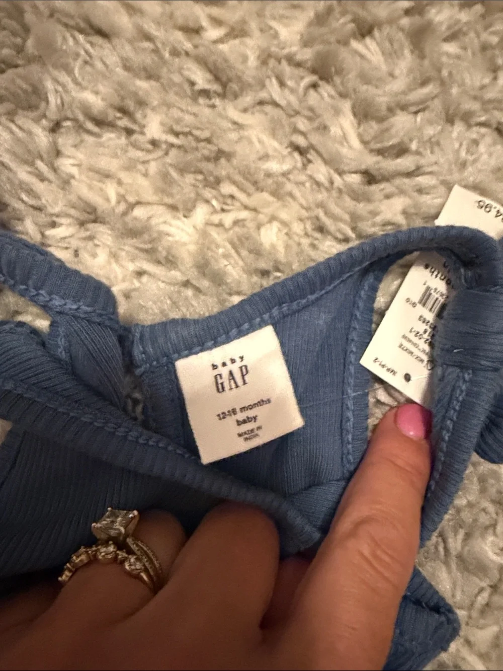GAP Girls' Pink and Dusty Blue Tie-Shoulder Summer skorts